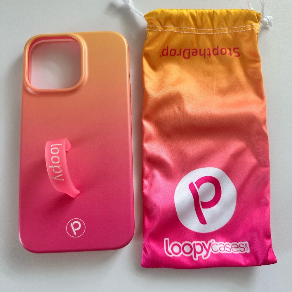 Loopy Pink Lemonade Ombre Case